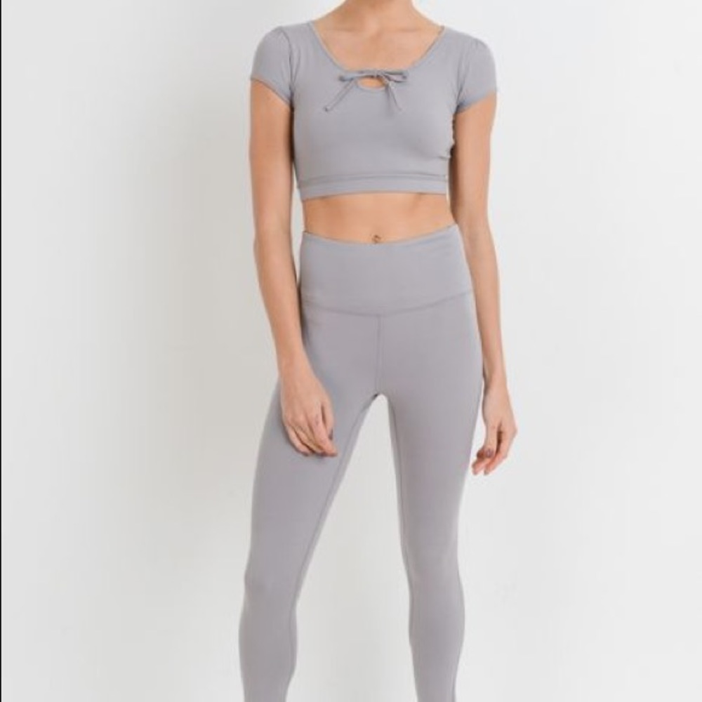 Ballet crop top and leggings